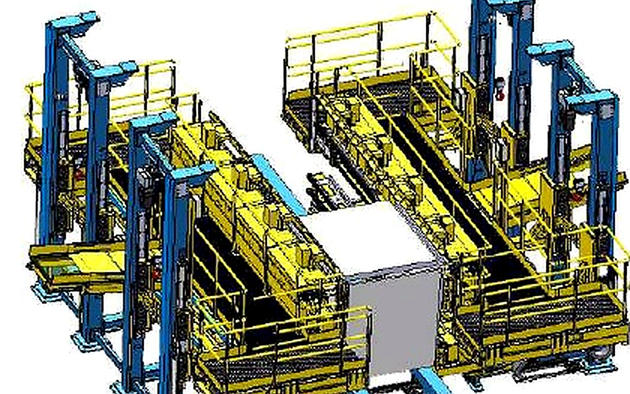 Truck panel assembly cell